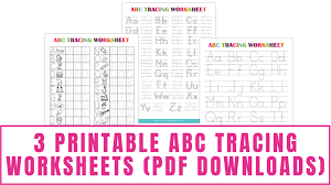 3 printable abc tracing worksheets pdf