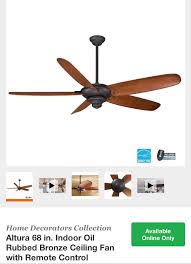 68 in altura ceiling fans with remote