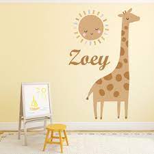 Giraffe Nursery Wall Sticker