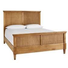 Wooden Cane Queen Bed