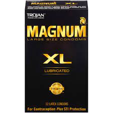 Amazon.com: Trojan Magnum XL Large Size Lubricated Condoms - 12 Count :  Health & Household