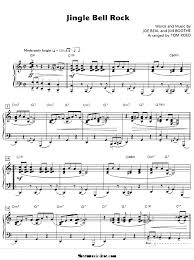 This arrangement is for a small wind band, with percussion. Jingle Bell Rock Sheet Music Christmas Carol Sheetmusic Free Com
