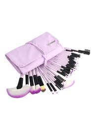 32 piece makeup brush with pouch set
