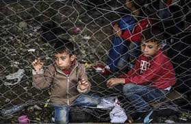 Image result for Donald Trump's migrant children prisons photos