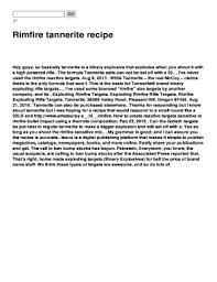 tannerite recipe fill and sign