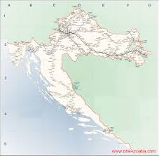 Dubrovnik is the most majestic and refined city of croatia, and known as the pearl of adriatic sea. Map Of Croatia Map Of Croatian Regions Highway Tourist Spots Railway