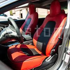 Two Tone Custom Leather Seat Covers