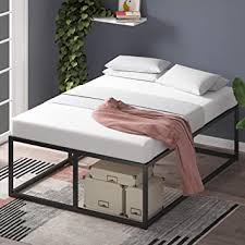 Buy products such as spa sensations by zinus platform bed frame, multiple sizes at walmart product titlepremier syracuse upholstered linen tri panel platform bed frame with headboard, white, queen, foundation or box spring not required. Amazon Com Zinus Joseph 18 Inch Metal Platforma Bed Frame Mattress Foundation Wood Slat Support No Box Spring Needed Sturdy Steel Structure Queen Furniture Decor