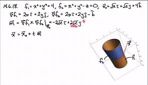18 A Find Parametric Equations For