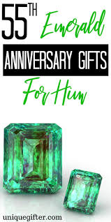 20 55th emerald anniversary gifts for