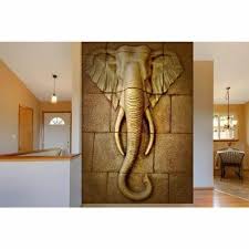 Golden Fiber 3d Mural Decorative Wall Art