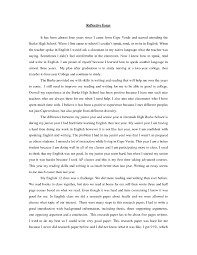 The reflective essay final    Sample Templates