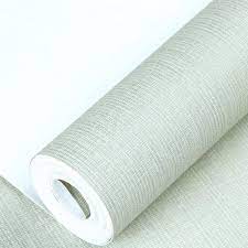 Ejoy Linen Texture Vinyl L And Stick Wallpaper Roll Lightgreen 2 Ft X 33 Ft Roll 1 Roll