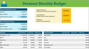 manage your household budget in excel