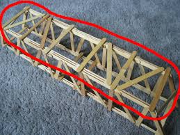 lateral bracing key to model bridge
