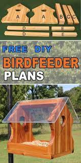 diy bird feeder plans simple homemade