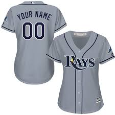 Majestic Authentic Womens Grey Mlb Jersey Road Customized