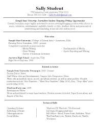 Student Resume Example  Awesome Design Student Resumes    Sample     extracurricular activities resume examples best resume gallery