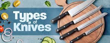 types of kitchen knives parts