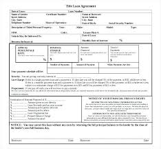 Microsoft Word Personal Loan Template Private Agreement Free