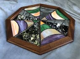Multicolor Stained Glass Mirror