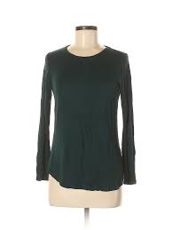 Details About Apt 9 Women Green Long Sleeve T Shirt Med Petite