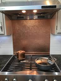 Copper threaded rod copper kitchen space with decorative copper look subway backsplash projects. Hammered Copper Sheet New York 3 X 10