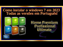 windows 7 todas as versões