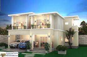 Modern House Plan With Terrace Roof