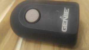 genie garage door opener battery change