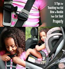 Teach Kids How To Buckle Car Seats