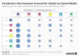 Chart Facebooks The Common Ground For Adults On Social