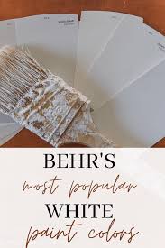 Check spelling or type a new query. Behr S Most Popular White Paint Colors