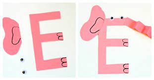 letter e craft e is for elephant