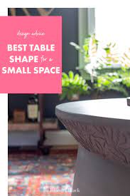 best shape table for a small e