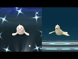 We Caught Shiny Seel Pokemon Go Shiny Seel Evolves Into Shiny Dewgong