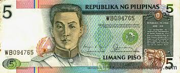 philippine pesoa 5 dollars