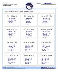 Two Step Equations