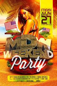 Memorial Day Psd Flyer Template Download Best Club And Party Flyers