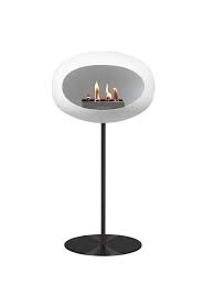 Le Feu Ground Steel High Fireplace