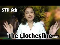 english cl 5 poem the clothes line