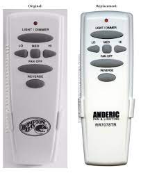 Ceiling Fan Remote Control Replacement
