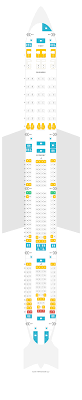 Seat Map Airbus A340 600 346 Qatar Airways Find The Best