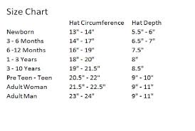 Crochet Hat Size Chart This Is Definitely What I Need
