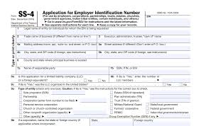 how to fill out form ss 4 faxtail
