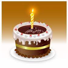 happy birthday cake vectors stock in
