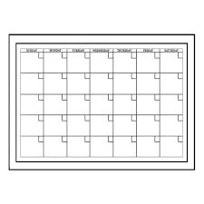 Dry Erase Calendar Decals