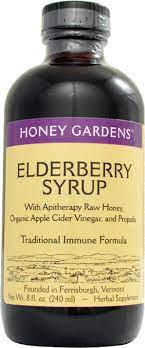 honey gardens elderberry syrup 8 fl oz