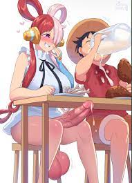 Luffy drinking utas “milk” : r/futanari