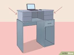 These building plans will show you how you can build a diy standing desk in just an afternoon. How To Make A Standing Desk 12 Steps With Pictures Wikihow